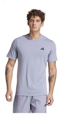 Adidas Mens Train Essentials Feelready Training Tee size 4XL Color Silver Violet