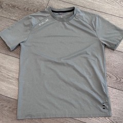 RLX Ralph Lauren Performance T-Shirt Mens Small Gray Workout Athletic Golf Gym