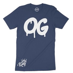 Urban Hip Hop Design Style Black Men’s T Shirt OG King Graffiti Graphic Tees