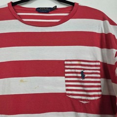 Polo Ralph Lauren Classic Fit Striped Preppy Mens Large Short Sleeve T Shirt