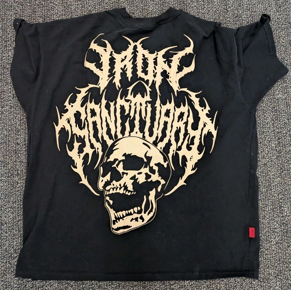Iron Sanctuary Exclusive Shirt XL Oversized Weight Lifting Training – Size Large