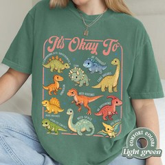 Comfort T-Shirt Dinosaur Autism Awareness