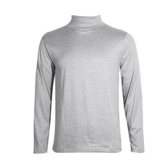 Men’s Long Sleeve Turtle Neck T-Shirt Tee Layer Cotton Blend Outerwear NEW