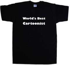 World’s Best Cartoonist T-Shirt