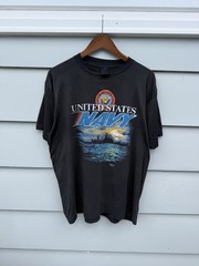 Vintage 90s 3D EMBLEM United States Navy T- Shirt Men’s Size . XLarge….