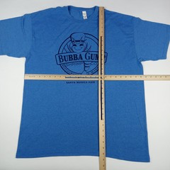 BUBBA GUMP Shrimp Co. T-Shirt Santa Monica Pier California Men’s Size XL Blue