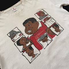VTG Fat Albert & The Junkyard Gang Platinum FUBU T-Shirt XL White Made in USA 90