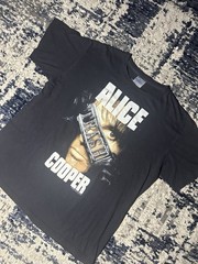 Alice Cooper Trash Tour 1989 Vintage 2 Sided T-Shirt XL Single Stitch Band Tee