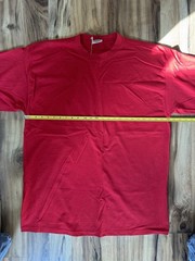 Vintage Pluma Heavyweight Cotton T Shirt USA Made Blank XL 90s Deadstock