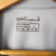 Sportinord Gray Performance T-Shirt Large Polyester 2362