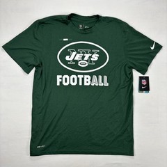 Nike New York Jets NFL Dri-Fit On Field Football Training T-Shirt XL Green NWT