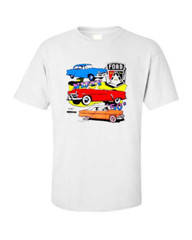 1952 1953 1954 Ford Classic Car T-shirt Single OR Double Print