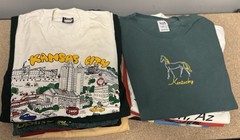 Vintage Travel/Destination 90s T Shirt Bundle 11 Pcs ALL Vary Size, Color, Cond