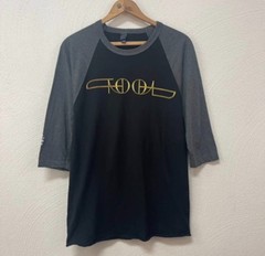 TOOL Band Graphic Raglan T-Shirt Black Gray XL Los Angeles California Sz S