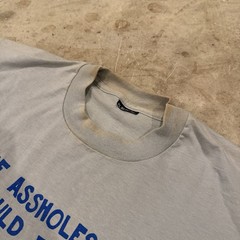 Vintage Meme Funny Tshirt “If Aholes Could Fly You’d Be A Plane” Mens XL *FLAWS