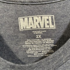 Mens Marvel Dark Gray Marvel Comics Shirt Size XXL