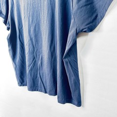 Uniqlo Mens T Shirt XXL Navy V Neck Short Sleeve Cotton Casual Basic Tee