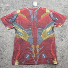 Marvel Civil War Iron Man Shirt Mens Large Graphic Haunted Flower Tee New Tag