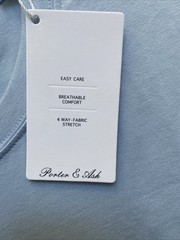 NEW Porter & Ash Men’s XL Light Blue Performance Tee Crew Neck T-Shirt NWT