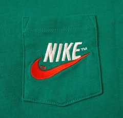 Nike Pocket Tee Max 90 Phantom Shirt Mens Small Malachite Embroidered Loose Fit