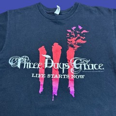 Three Days Grace Life Starts Now Tour T Shirt Small 2009 Rock Band Concert