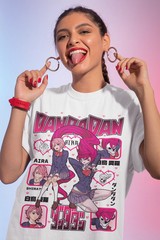 Aira Dandadan T-shirt Okarun Momo Ayase Okarun Exclusive Anime T-shirt – White