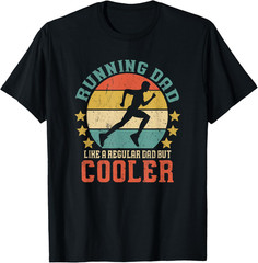 Running Dad Vintage Funny Marathon Runner Father’s Day Gift T-Shirt
