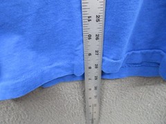 Vintage Blank T Shirt Men Large Blue Pocket Tee BVD Premium Series Single Stitch