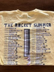 The Rocket Summer Signed Autographed Tour Shirt 2010 Rare Size S