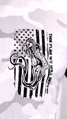 HOWITZER Men’s T-Shirt DEFEND FLAG Military Grunt White S M L XL 2XL 3XL 4XL