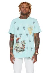 VALABASAS Tee “Skull Viper” Tee – Light Green