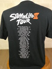 Rae Sremmurd SremmLife 2 Concert Tour Lil Yachty Rap Large 2 Sided Black T-Shirt