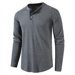 Zonbailon men’s T-shirt Polo shirts loose casual bottomed long sleeve
