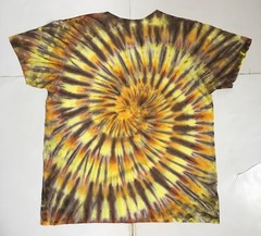 *New* 2XL – Sm Handmade Tie Dye, Caramel Magic Bus, Crew or V-Neck