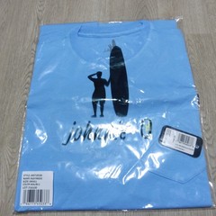 Johnnie-O Men’s Small Palm Paradise T-Shirt Malibu Blue SS Crew Neck NWT