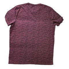 Hollister California Marled T-Shirt Crewneck Embroidered Logo Graphic (Size XL)