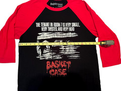 Fright Rags Basket Case Horror Movie Size L Baseball Black T Shirt Red