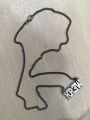 Vintage Krew Kr3w Skateboarding Necklace