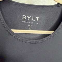 NWT BYLT Drop Cut Lux Curved Hem Athletic Fit Shirt Black Short Sleeve Men’s XL
