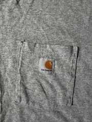 Gray Carhartt pocket tee 2xl