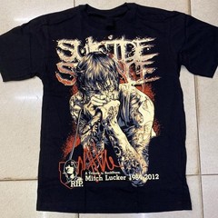 Vintage A Tribute Mitch Lucker T-Shirt: Black Unisex Short Sleeve