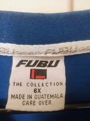 FUBU SPORTS Men’s Blue Embroidered Logo T-Shirt Size 6X Big & Tall Short Sleeve