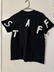 Travis Scott Astroworld Houston 2019 Staff Tee Black/Black Size Small Brand New