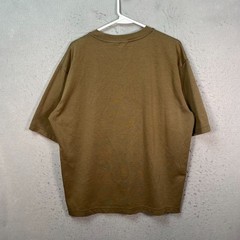 Uniqlo U Airism Mens Size Large Oversized T-Shirt Brown Cotton Blend