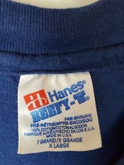 Vtg Tee Shirt size XL Blue Kaytee Fiesta Bird Seed Food Men’s