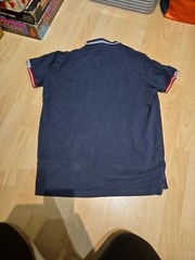 Mens Beverly Hills Polo Club Top Polo Shirt Blue Size XL As Pictured (R7)