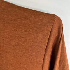 LL Bean High Neck Long Sleeve Shirt Mens Size LT Tall Amber Stretch Soft US Made