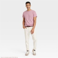 Men’s Every Wear Short Sleeve T-Shirt -Goodfellow & Co Old Rose M *SEE DEAL!!!*