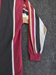 Vintage Knights of Round Table Shirt Mens Medium Multicolor Striped Long Sleeve