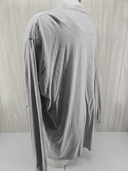 Walls Work Wear Men XXL Pocket Tshirt Long Sleeve Cotton Blend Gray